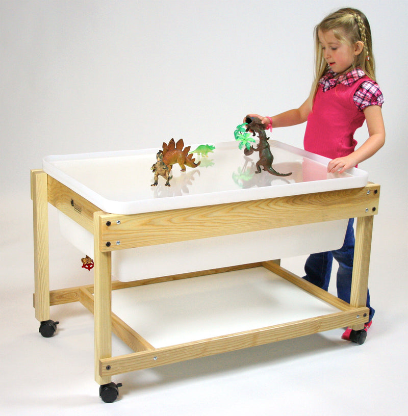 Large Sand & Water Table With Hardwood Frame
