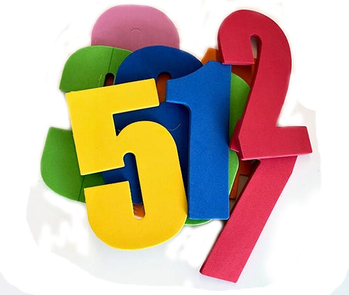 Magnetic Foam Numbers Medium - 10 pc 60g