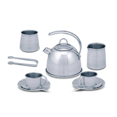 Stainless Steel Tea Set And Storage Stand