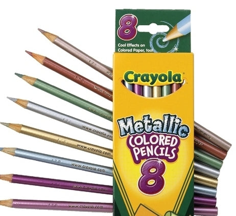 Metallic Colored Pencils - 8 pc