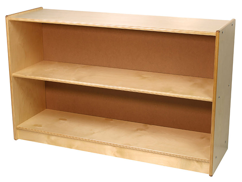 Deep Fixed Shelf Storage With Acrylic Back (No Castors)