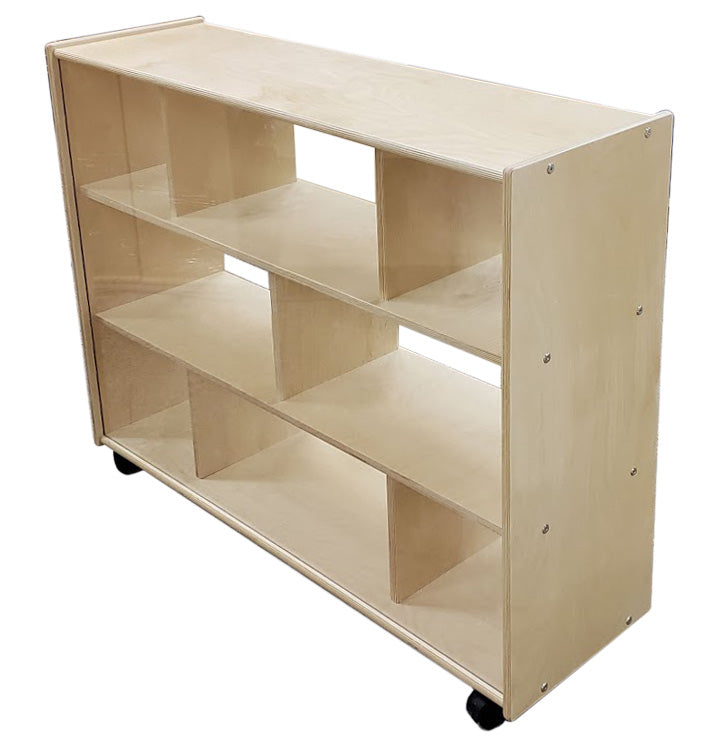Shelf Objects Blocks Block Shelf Unit - Tall Deep With Acrylic Back – Educational Toy Outlet