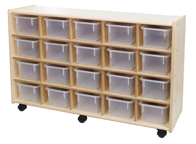 20 Small Bin Storage Unit (Bins Sold Separately)