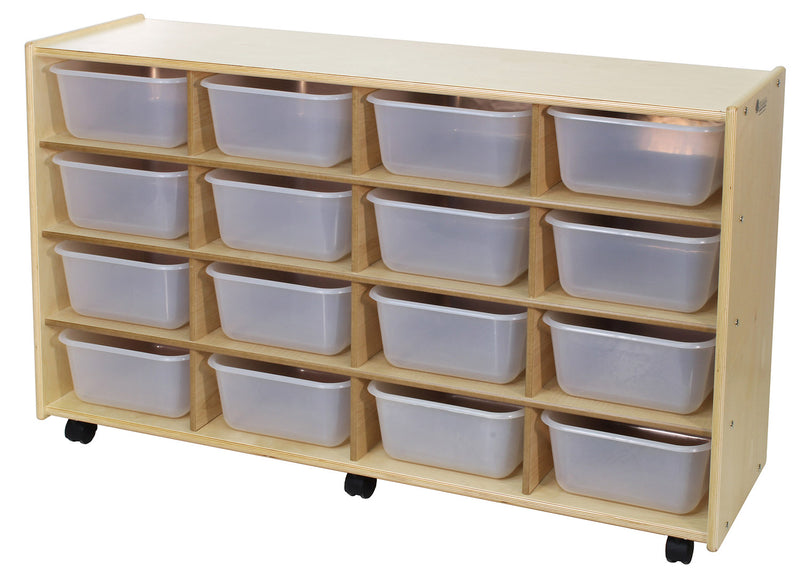 16 Cubby Storage Unit (Bins Sold Separately)