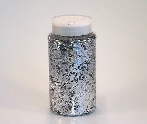 Glitter Flakes 454g - Silver