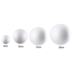 Jerry's Styrofoam Balls 15 Cm - 6 Pc
