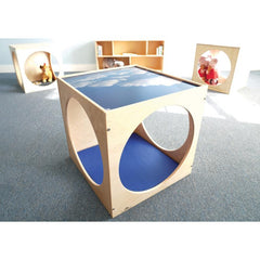 Toddler Acrylic Sky Top Play Cube And Mat Set