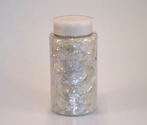 Glitter Flakes 454g - White