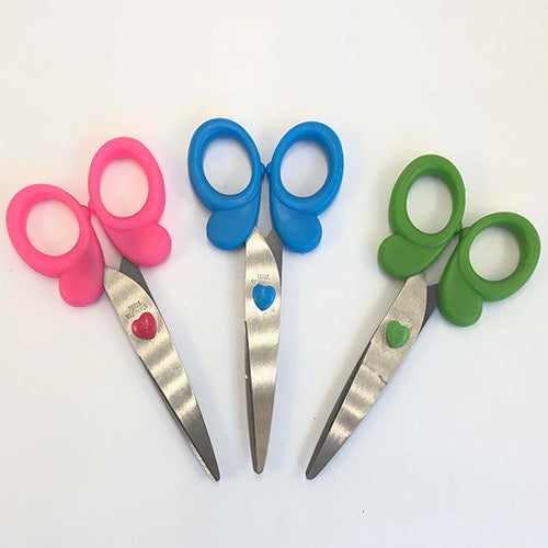 Student Scissors Blunt with Butterfly Handles
