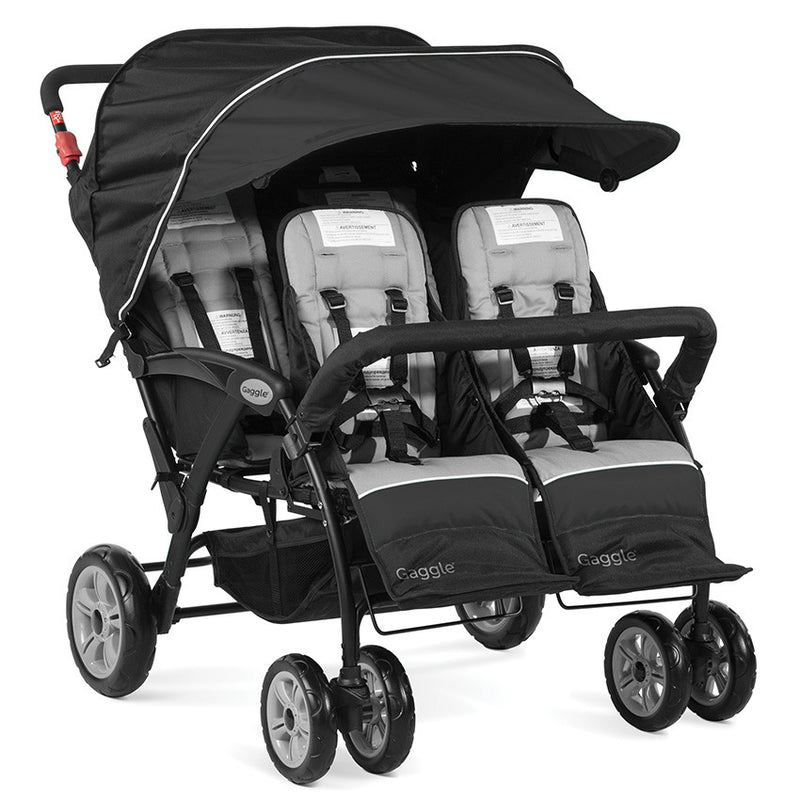 Compass Quad Stroller (4 Passenger) - Black