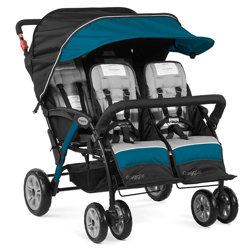 Compass Quad Stroller (4 Passenger) - Teal