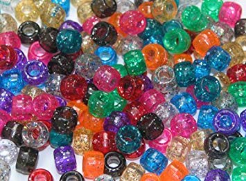 Pony Beads Glitter - 250g