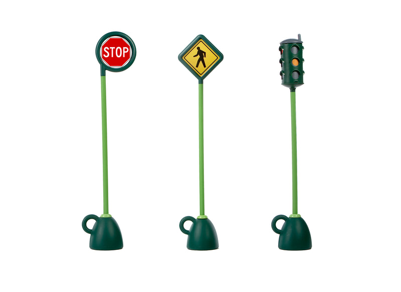 Signage Set - 3 Pc (Light, Stop, Crosswalk)