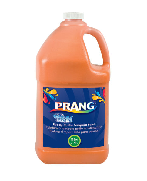 4L Washable Liquid Tempera Paint - Orange