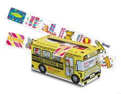Reward Stickers & Dispenser - School Bus - 800 pc