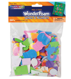Foam Peel & Stick Letters & Numbers - 267 pc