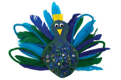 Duck Quill Feathers - Assorted Colors - 27 pc