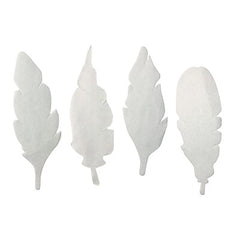 Color Diffusing Paper Feathers - 80 pc