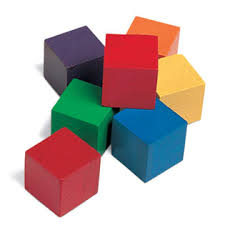 Wooden Cubes Large - 9 pc
